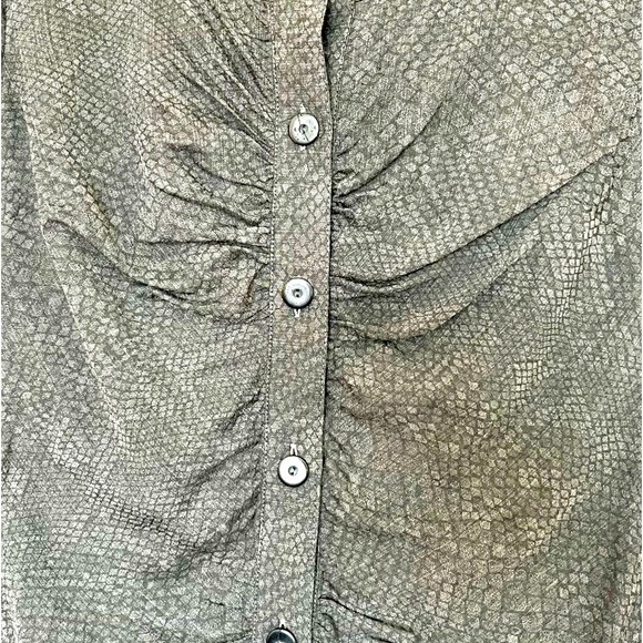 Nancy Rose size 10 gray snakeskin dress - Picture 2 of 4